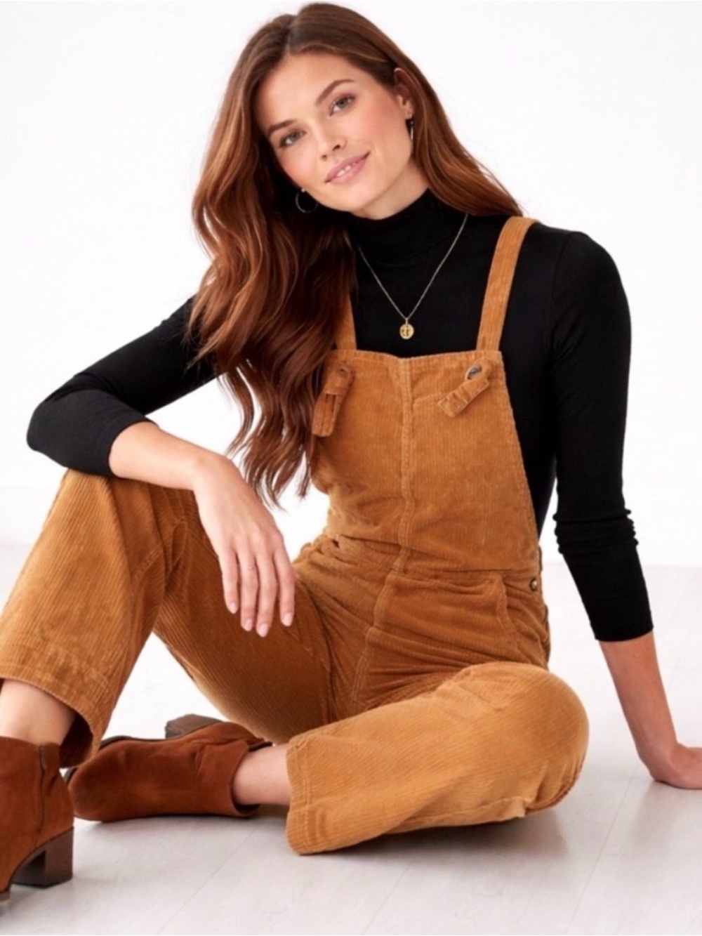 Faherty Corduroy Jumpsuit in Brown - NWT M